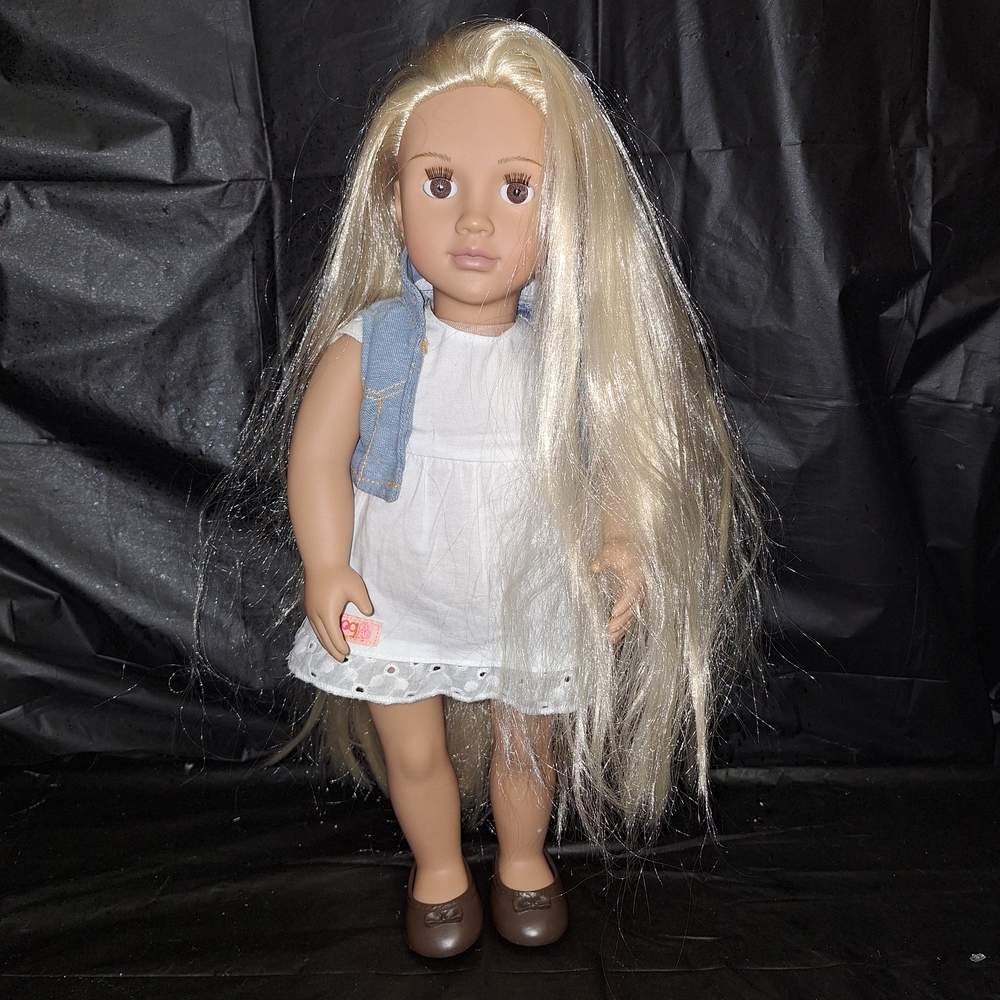 Our Generation Blonde Hair Doll with Gowable Hair